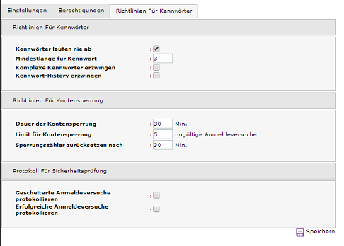 Password Policy help