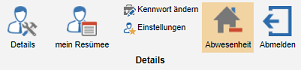 Out of office icon on hf